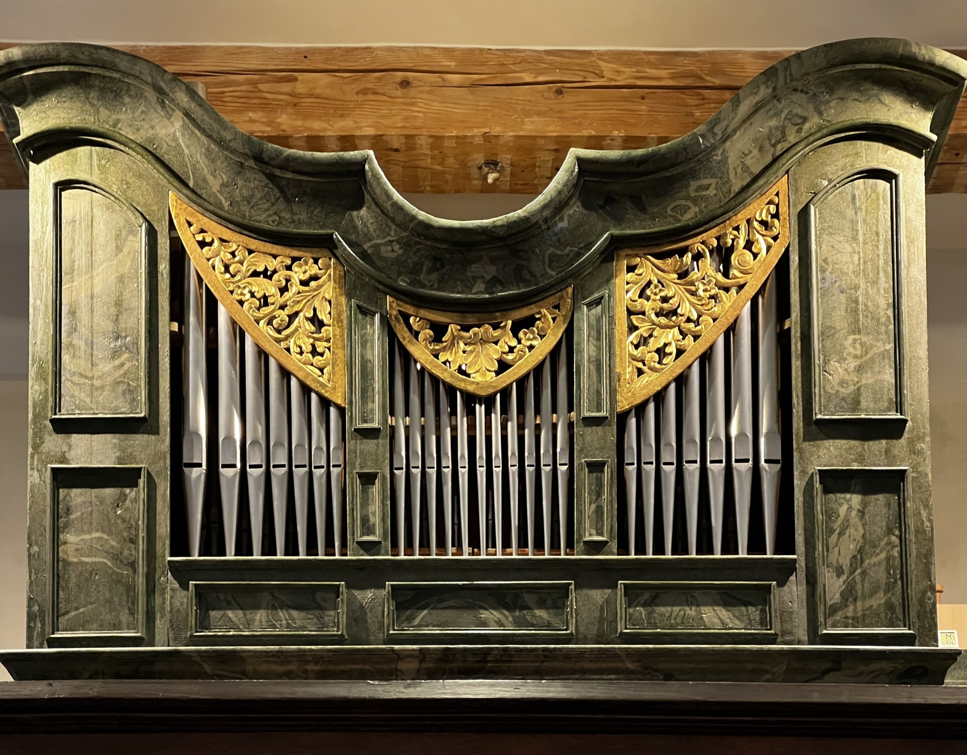 Orgelrestaurierung Achering Barockorgel