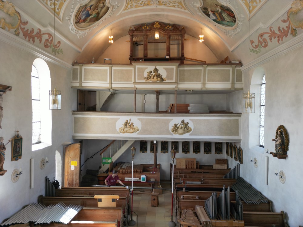 Romantische Franz März Orgel Prospekt